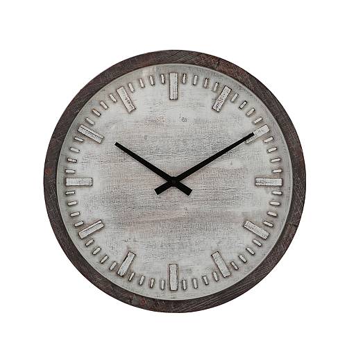 GRISEO ΡΟΛΟΪ ΤΟΙΧΟΥ 50x50x6cm MDF ΚΑΦΕ ΜΠΕΖ ΓΥΑΛΙ ΓΚΡΙ