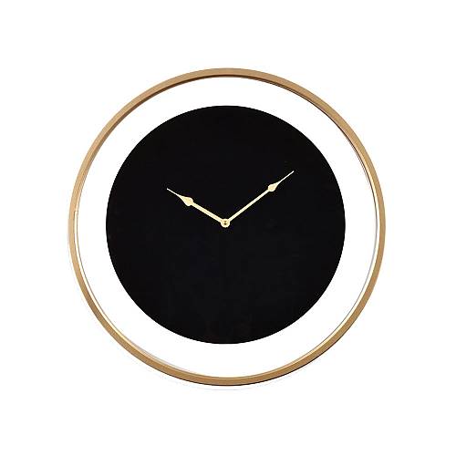 EREBUS ΡΟΛΟΪ ΤΟΙΧΟΥ 60x60x5cm ΜΕΤΑΛΛΟ ΜΑΥΡΟ ΧΡΥΣΟ ΓΥΑΛΙ