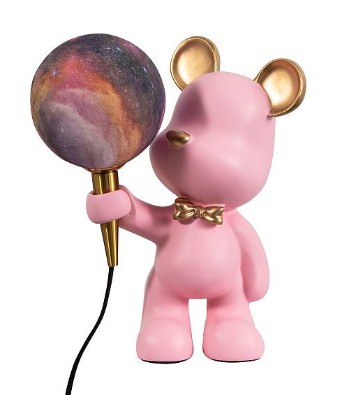 TLC 1113 PK ΑΡΚΟΥΔΟΣ ΡΟΖ ΜΕ ΛΑΜΠΑ 1xG9