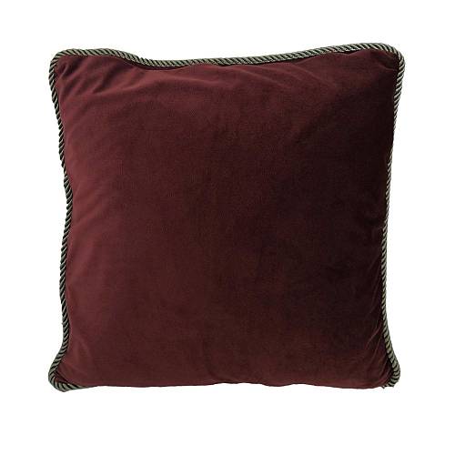 SOLID ΔΙΑΚΟΣΜΗΤΙΚΟ ΜΑΞΙΛΑΡΙ 50x50cm ΒΕΛΟΥΔΟ ΜΠΟΡΝΤΩ