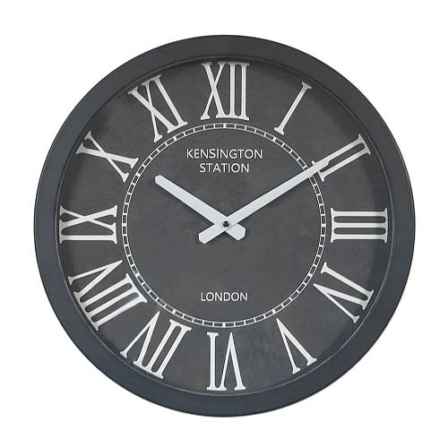 SLOZNO ΡΟΛΟΪ ΤΟΙΧΟΥ 40x40x8cm ΜΕΤΑΛΛΟ ΜΑΥΡΟ ΛΕΥΚΟ ΓΥΑΛΙ