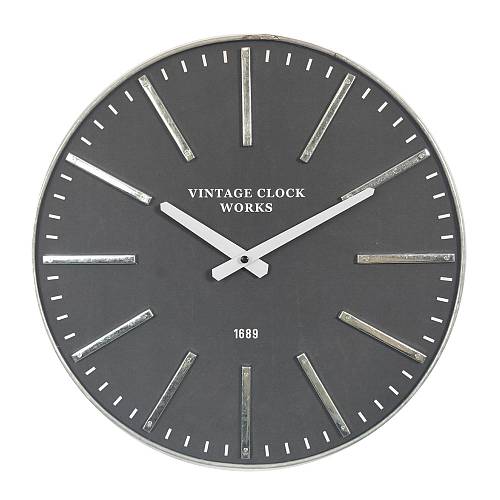 FLEK ΡΟΛΟΪ ΤΟΙΧΟΥ 40x40x5cm MDF ΜΑΥΡΟ ΛΕΥΚΟ