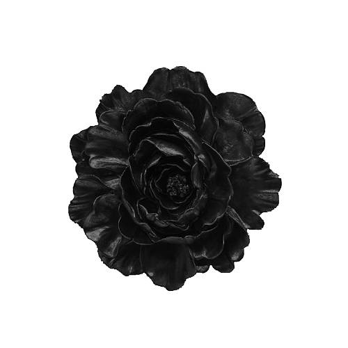 ROSA ΔΙΑΚΟΣΜΗΤΙΚΟ ΤΟΙΧΟΥ 25x5x24cm POLYRESIN ΜΑΥΡΟ