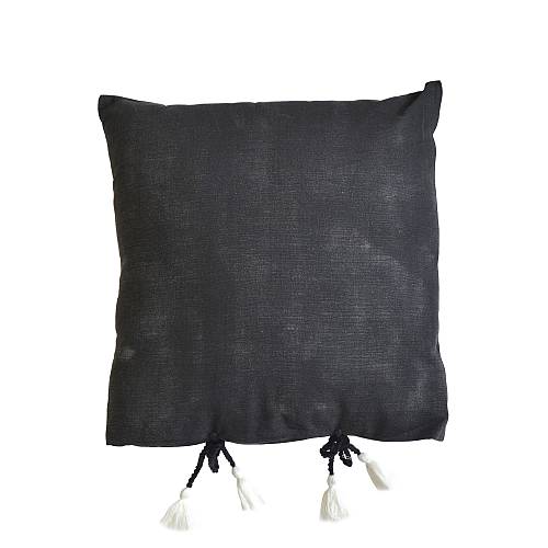 SABLE 9 ΔΙΑΚΟΣΜΗΤΙΚΟ ΜΑΞΙΛΑΡΙ 45x45cm ΒΑΜΒΑΚΙ ΜΑΥΡΟ