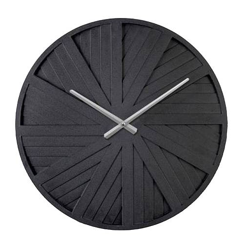 HAARLEM 1 ΡΟΛΟΪ ΤΟΙΧΟΥ 50x50x4cm MDF ΜΑΥΡΟ