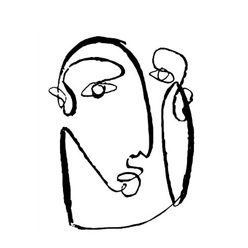 AZAMO ΠΙΝΑΚΑΣ ΔΙΑΚΟΣΜΗΣΗΣ 50x60x2cm ΚΑΜΒΑΣ ΛΕΥΚΟ ΜΑΥΡΟ