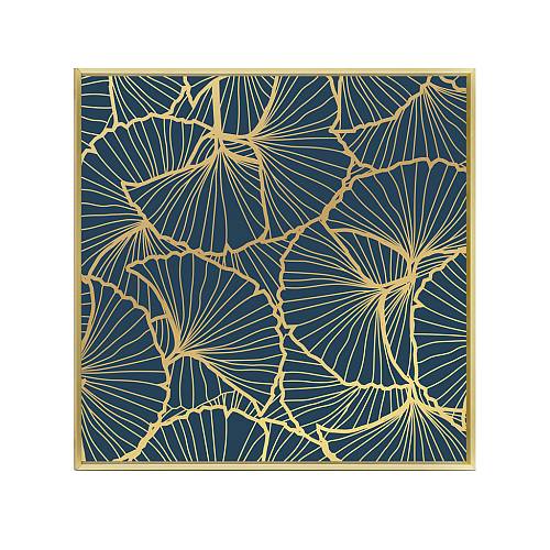 LANGO ΠΙΝΑΚΑΣ ΔΙΑΚΟΣΜΗΣΗΣ 52x52x4cm ΚΑΜΒΑΣ ΠΕΤΡΟΛ ΧΡΥΣΟ ΞΥΛΟ ΧΡΥΣΟ