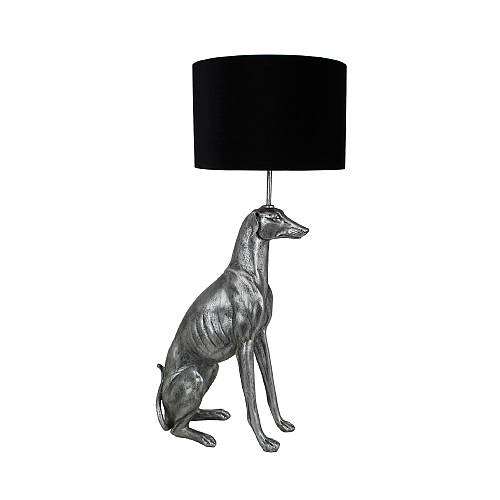 CAO ΦΩΤΙΣΤΙΚΟ ΕΠΙΤΡΑΠΕΖΙΟ 42x30x80cm POLYRESIN ΑΣΗΜΙ ΜΑΥΡΟ ΥΦΑΣΜΑ