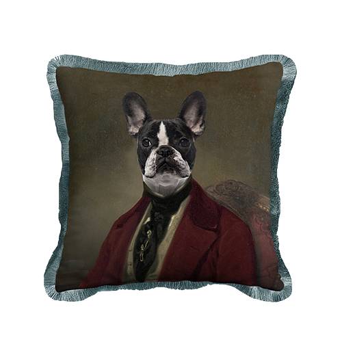 JASON ΔΙΑΚΟΣΜΗΤΙΚΟ ΜΑΞΙΛΑΡΙ 45x45cm ΒΕΛΟΥΔΟ ΠΟΛΥΧΡΩΜΟ ΜΑΥΡΟ