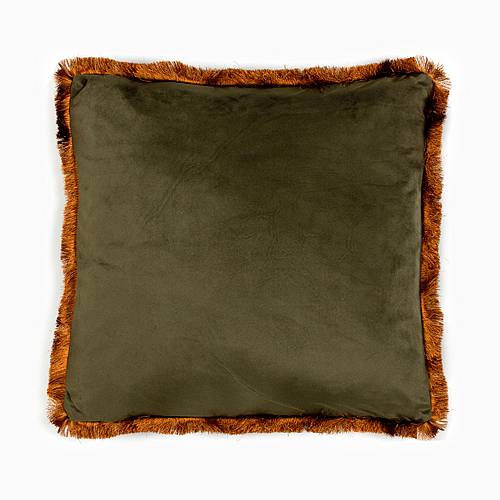 TERRICIO ΔΙΑΚΟΣΜΗΤΙΚΟ ΜΑΞΙΛΑΡΙ 45x45cm ΒΕΛΟΥΔΟ ΛΑΔΙ ΧΡΥΣΟ