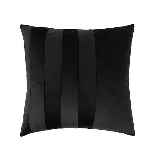 SERI ΔΙΑΚΟΣΜΗΤΙΚΟ ΜΑΞΙΛΑΡΙ 45x45cm ΒΕΛΟΥΔΟ ΜΑΥΡΟ