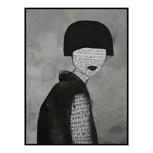 READ ME ΠΙΝΑΚΑΣ ΔΙΑΚΟΣΜΗΣΗΣ 70x100x5cm ΚΑΜΒΑΣ ΜΑΥΡΟ ΑΣΠΡΟ ΞΥΛΟ ΜΑΥΡΟ