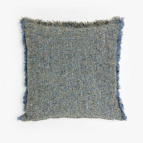 BLUING C ΔΙΑΚΟΣΜΗΤΙΚΟ ΜΑΞΙΛΑΡΙ 50x50cm ΒΑΜΒΑΚΙ ΜΠΛΕ ΒΙΣΚΟΖΗ