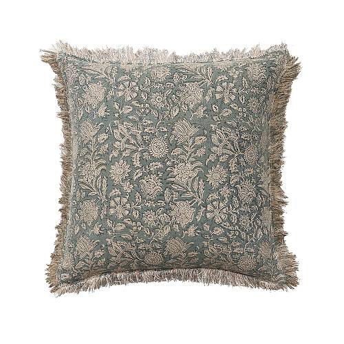 JERICHO ΔΙΑΚΟΣΜΗΤΙΚΟ ΜΑΞΙΛΑΡΙ 50x50cm ΒΑΜΒΑΚΙ AQUA ΜΠΕΖ ΒΙΣΚΟΖΗ