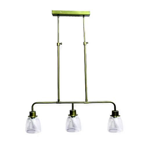 CLOCHE ΦΩΤΙΣΤΙΚΟ ΟΡΟΦΗΣ 90x17x90cm ΣΙΔΕΡΟ ΧΡΥΣΟ ΑΝΤΙΚΕ ΓΥΑΛΙ ΔΙΑΦΑΝΟ