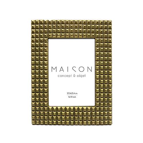 CUBIQUE B ΚΟΡΝΙΖΑ 29x3x33.5cm POLYRESIN ΧΡΥΣΟ ΑΝΤΙΚΕ ΓΥΑΛΙ