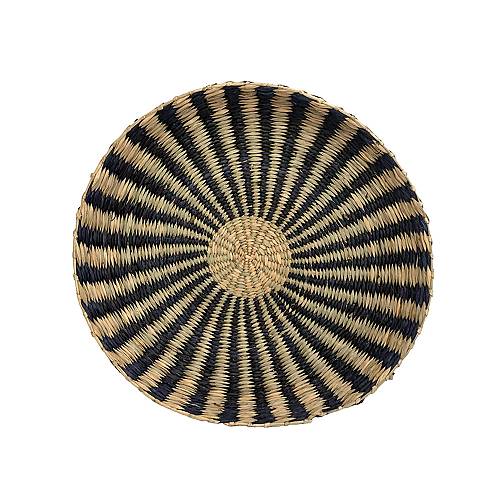 JABBAR ΔΙΑΚΟΣΜΗΤΙΚΟ ΤΟΙΧΟΥ 40x40x3cm SEAGRASS ΦΥΣΙΚΟ ΜΑΥΡΟ