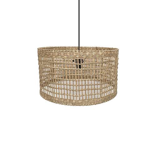 PAROS ΦΩΤΙΣΤΙΚΟ ΟΡΟΦΗΣ 45x45x25cm SEAGRASS ΦΥΣΙΚΟ