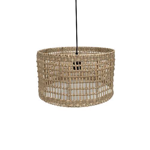 PAROS ΦΩΤΙΣΤΙΚΟ ΟΡΟΦΗΣ 35x35x20cm SEAGRASS ΦΥΣΙΚΟ