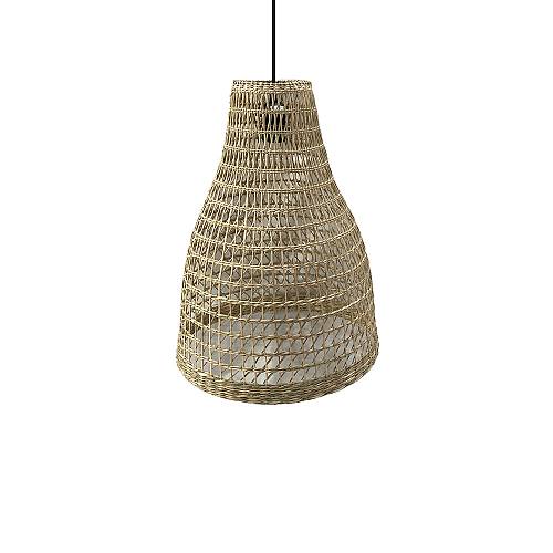 PAROS ΦΩΤΙΣΤΙΚΟ ΟΡΟΦΗΣ 35x35x50cm SEAGRASS ΦΥΣΙΚΟ