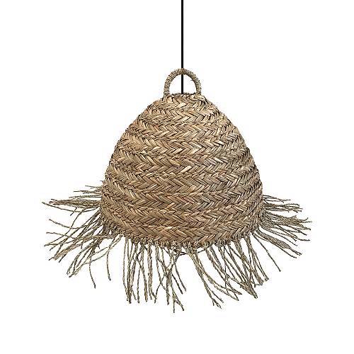 SYROS ΦΩΤΙΣΤΙΚΟ ΟΡΟΦΗΣ 40x40x27cm SEAGRASS ΦΥΣΙΚΟ