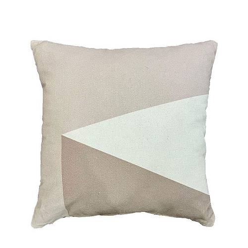 MAYRA C ΔΙΑΚΟΣΜΗΤΙΚΟ ΜΑΞΙΛΑΡΙ 45x45cm ΒΑΜΒΑΚΙ ΜΠΕΖ POLYESTER