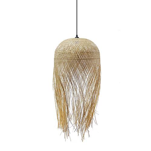 MANILA ΦΩΤΙΣΤΙΚΟ ΟΡΟΦΗΣ 40x40x70cm RATTAN ΦΥΣΙΚΟ