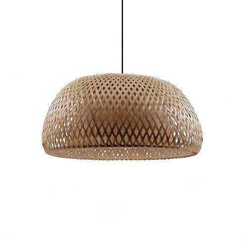 CONGO ΦΩΤΙΣΤΙΚΟ ΟΡΟΦΗΣ 45x45x22cm RATTAN ΦΥΣΙΚΟ