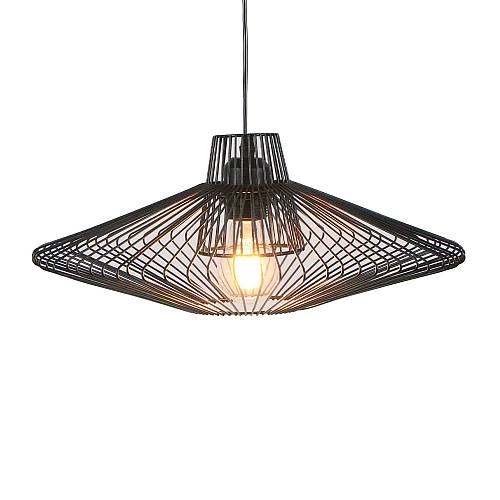 ZUMA A ΦΩΤΙΣΤΙΚΟ ΟΡΟΦΗΣ 41x41x17cm ΜΕΤΑΛΛΟ ΜΑΥΡΟ