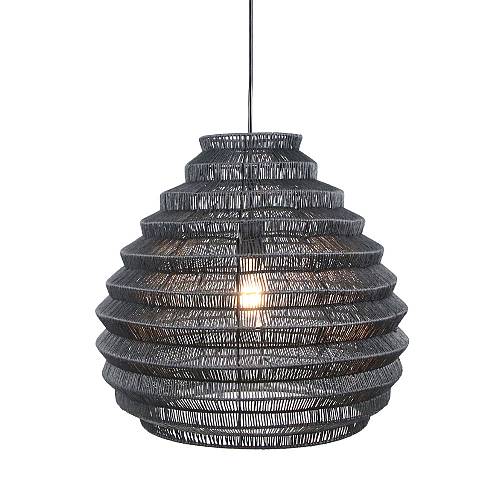 SOLEIL ΦΩΤΙΣΤΙΚΟ ΟΡΟΦΗΣ 49x49x45cm ΜΕΤΑΛΛΟ ΜΑΥΡΟ ΣΧΟΙΝΙ