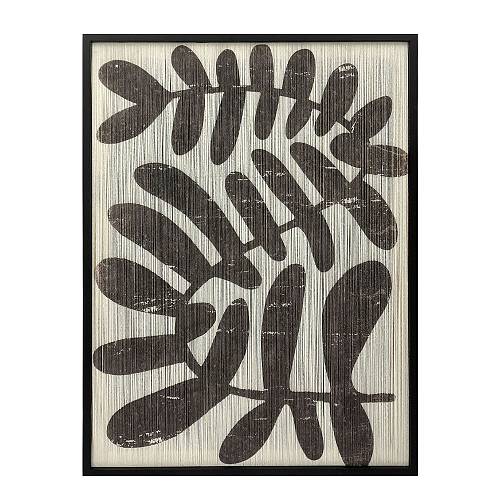 LIVE BOLDLY ΠΙΝΑΚΑΣ ΔΙΑΚΟΣΜΗΣΗΣ 60x80x3cm ΞΥΛΟ ΜΑΥΡΟ ΜΠΕΖ ΜΑΥΡΟ