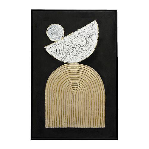 ART VIBRANCE ΠΙΝΑΚΑΣ ΔΙΑΚΟΣΜΗΣΗΣ 60x90x4cm ΚΑΜΒΑΣ ΠΟΛΥΧΡΩΜΟ ΜΑΥΡΟ