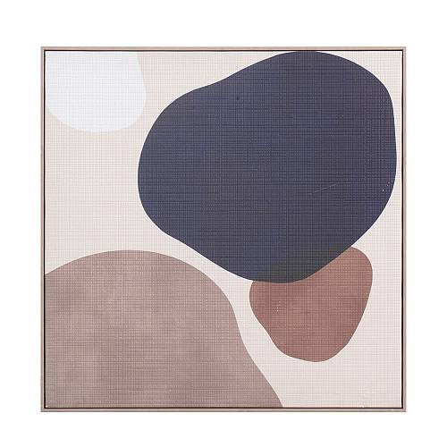 SPARKS OF ART ΠΙΝΑΚΑΣ ΔΙΑΚΟΣΜΗΣΗΣ 60x60x3cm ΚΑΜΒΑΣ ΠΟΛΥΧΡΩΜΟ ΞΥΛΟ ΦΥΣΙΚΟ