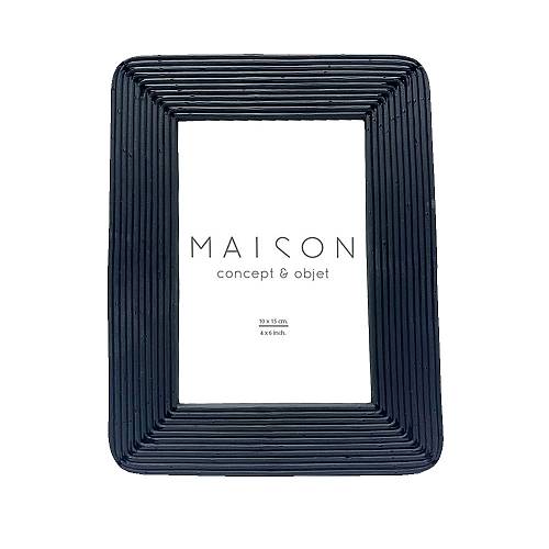 EDWARD ΚΟΡΝΙΖΑ 16x2x21cm POLYRESIN ΜΑΥΡΟ ΓΥΑΛΙ