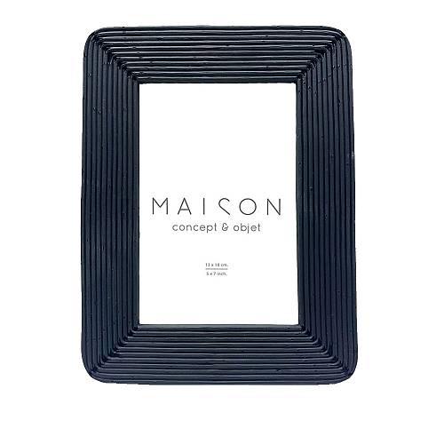 EDWARD ΚΟΡΝΙΖΑ 19x2x24cm POLYRESIN ΜΑΥΡΟ ΓΥΑΛΙ