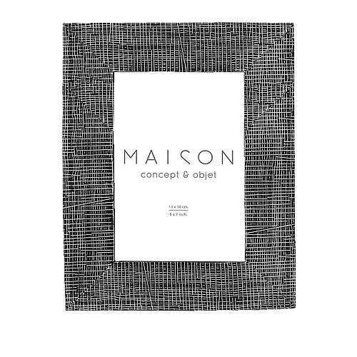 OLAF ΚΟΡΝΙΖΑ 19x2x24cm POLYRESIN ΜΑΥΡΟ ΛΕΥΚΟ ΓΥΑΛΙ