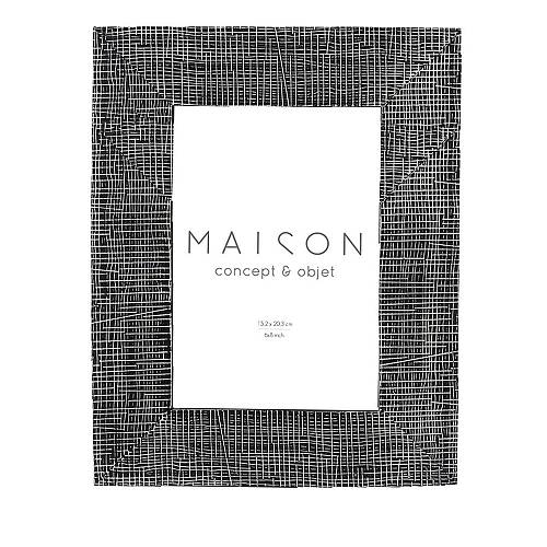 OLAF ΚΟΡΝΙΖΑ 21x2x27cm POLYRESIN ΜΑΥΡΟ ΛΕΥΚΟ ΓΥΑΛΙ