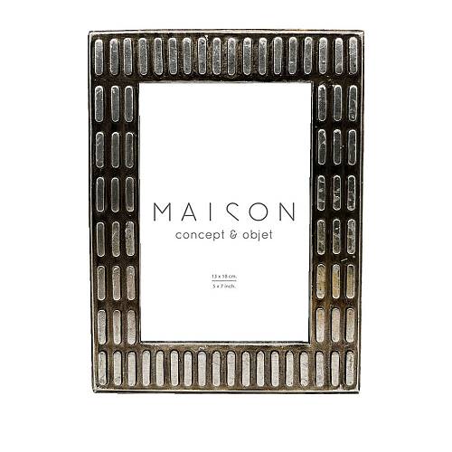 JAYLEN ΚΟΡΝΙΖΑ 18x2x23cm POLYRESIN ΑΣΗΜΙ ΓΥΑΛΙ