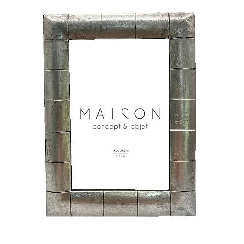 KAMIAR ΚΟΡΝΙΖΑ 20x2x25cm POLYRESIN ΑΣΗΜΙ ΓΥΑΛΙ