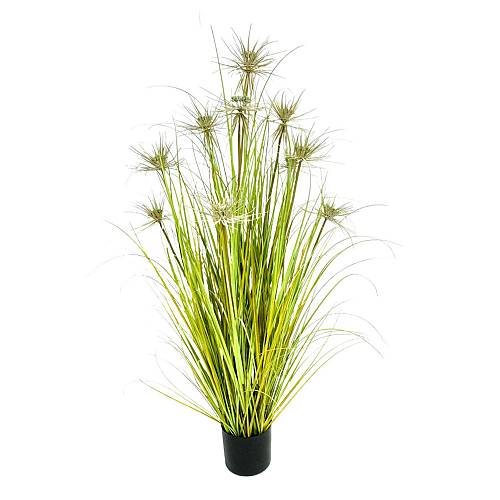 SUNNY FLOWER ΦΥΤΟ ΤΕΧΝΗΤΟ ΣΕ ΓΛΑΣΤΡΑ 120cm PVC ΠΡΑΣΙΝΟ