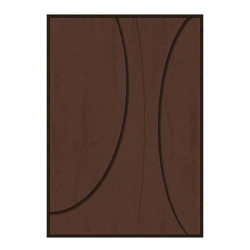 CARNELIAN ΠΙΝΑΚΑΣ ΔΙΑΚΟΣΜΗΣΗΣ 80x120x4cm ΚΑΜΒΑΣ ΚΑΦΕ PVC ΦΥΛΛΟ ΚΑΦΕ