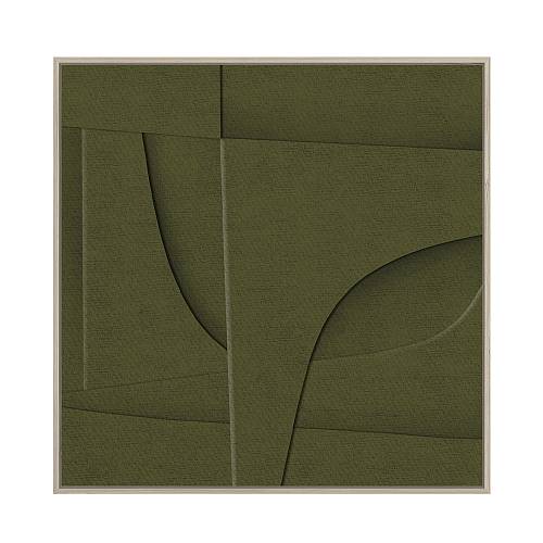 ACETE ΠΙΝΑΚΑΣ ΔΙΑΚΟΣΜΗΣΗΣ 77x77x4cm MDF ΛΑΔΙ PVC ΦΥΛΛΟ ΦΥΣΙΚΟ