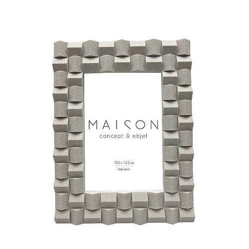 TILES ΚΟΡΝΙΖΑ 17x2x22cm POLYRESIN ΛΕΥΚΟ ΓΥΑΛΙ