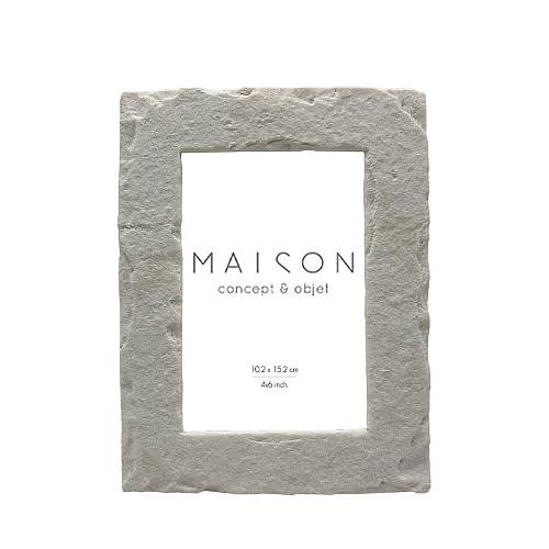 PETRA ΚΟΡΝΙΖΑ 21x16x2cm POLYRESIN ΛΕΥΚΟ ΓΥΑΛΙ