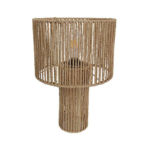 THASOS ΦΩΤΙΣΤΙΚΟ ΕΠΙΤΡΑΠΕΖΙΟ 36x36x51cm PAPER ROPE ΦΥΣΙΚΟ ΣΙΔΕΡΟ