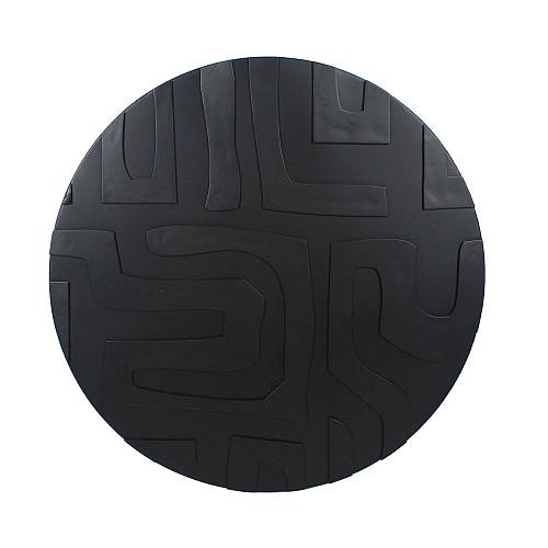 ASPIS ΔΙΑΚΟΣΜΗΤΙΚΟ ΤΟΙΧΟΥ 75x75x75cm ΜΕΤΑΛΛΟ ΜΑΥΡΟ