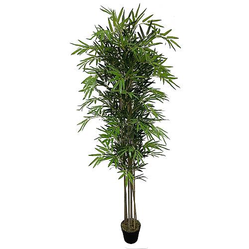 BAMBOO ΔΕΝΤΡΟ ΤΕΧΝΗΤΟ ΣΕ ΓΛΑΣΤΡΑ 200cm PEVA ΠΡΑΣΙΝΟ