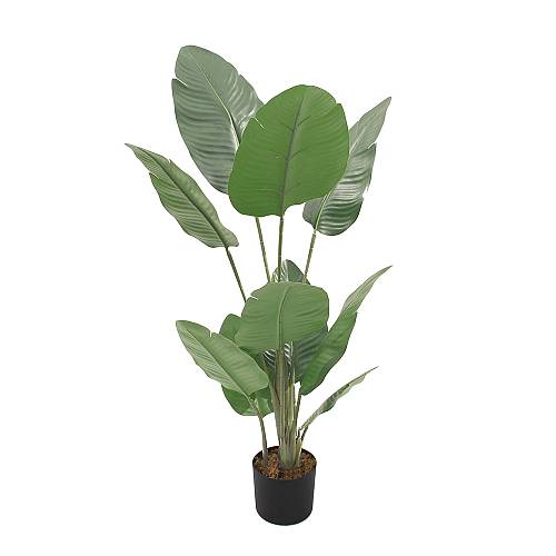 BANANA ΔΕΝΤΡΟ ΤΕΧΝΗΤΟ ΣΕ ΓΛΑΣΤΡΑ 100cm PEVA ΠΡΑΣΙΝΟ