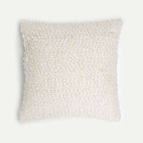 SIMPUL ΔΙΑΚΟΣΜΗΤΙΚΟ ΜΑΞΙΛΑΡΙ 45x45cm ΥΦΑΣΜΑ ΛΕΥΚΟ POLYESTER