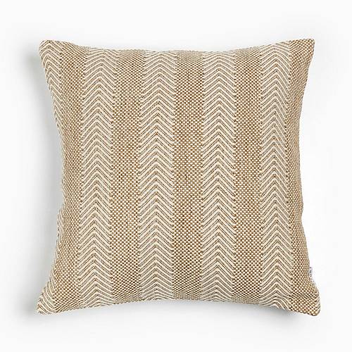 KUNAL ΔΙΑΚΟΣΜΗΤΙΚΟ ΜΑΞΙΛΑΡΙ ΕΞΩΤΕΡΙΚΟΥ ΧΩΡΟΥ 45x45cm ΥΦΑΣΜΑ ΜΠΕΖ POLYESTER